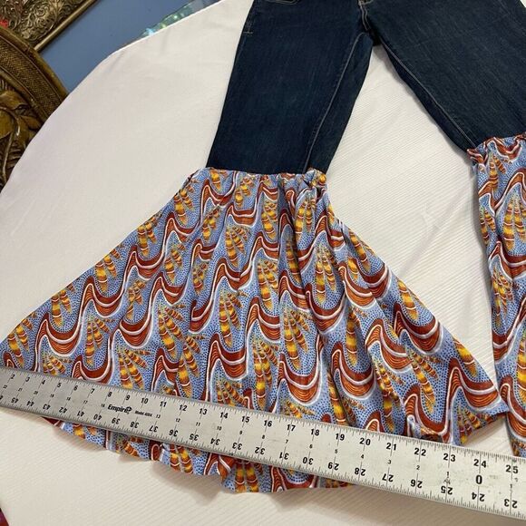 Converse Hippie Boho Chic Denim Jeans Size 6 - Picture 6 of 9